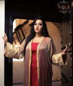 Kimono luxueux Moussline Royale et changeante H'raj fait a la main – Image 2